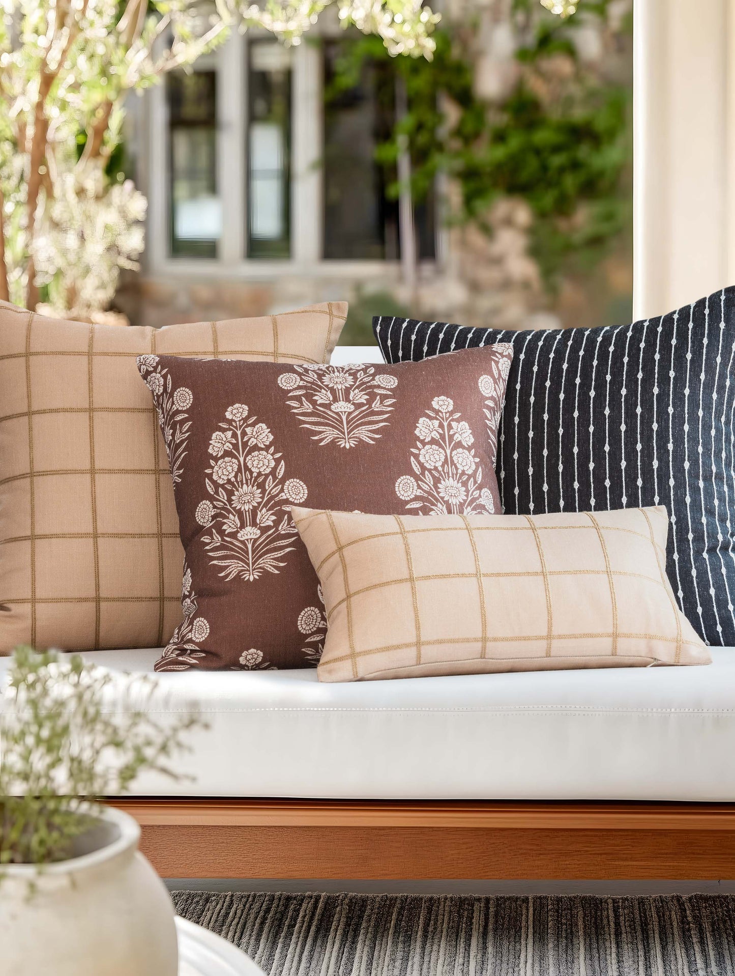 Linen Outdoor Pillow