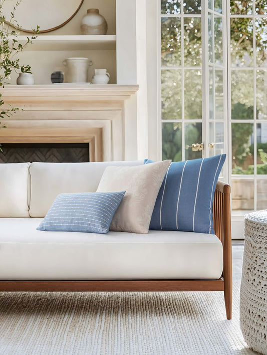 Azure Blue Pillow Cover