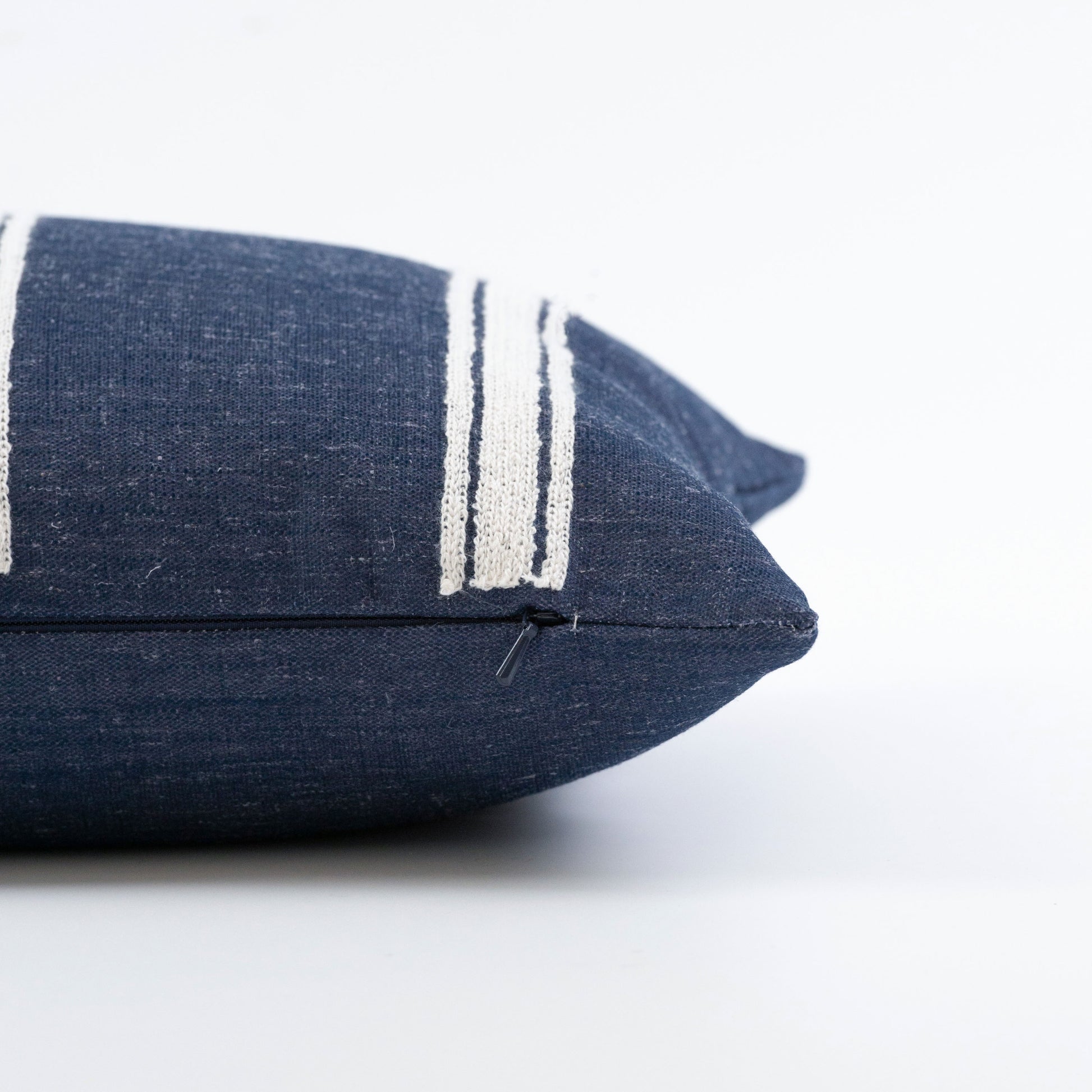 Embroidered outdoor pillow