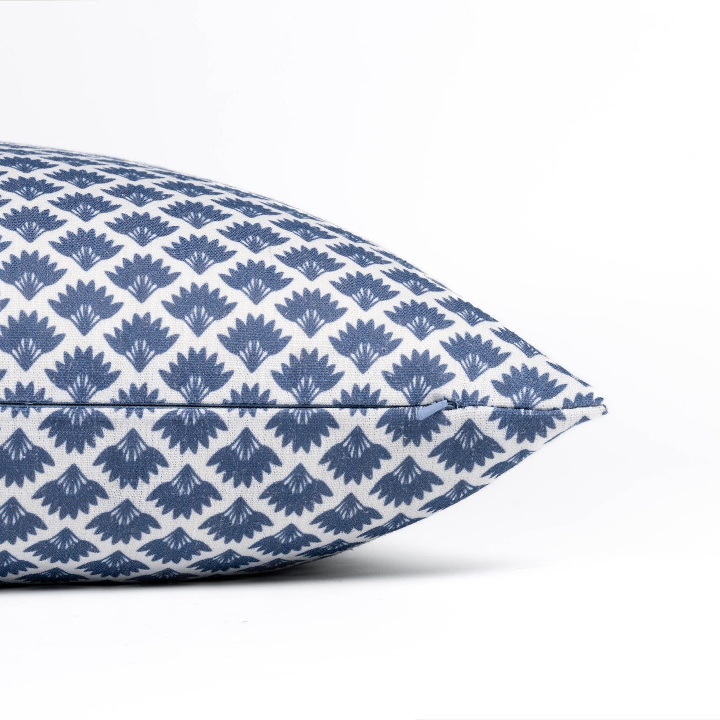 Evora Indoor Outdoor Throw Pillow Cover, Ravenala Palm Tree, Azure Blue, 20"x20"
