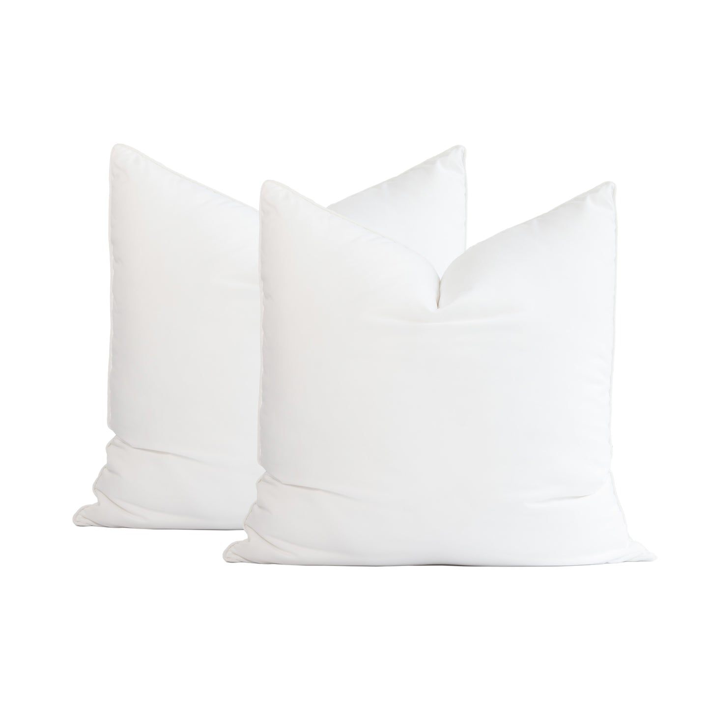 Water Repllent Synthetic Down Alternative Throw Pillow Insert, Karate-Chop Effect, 24"x24" (for Cover Size 22"x22")