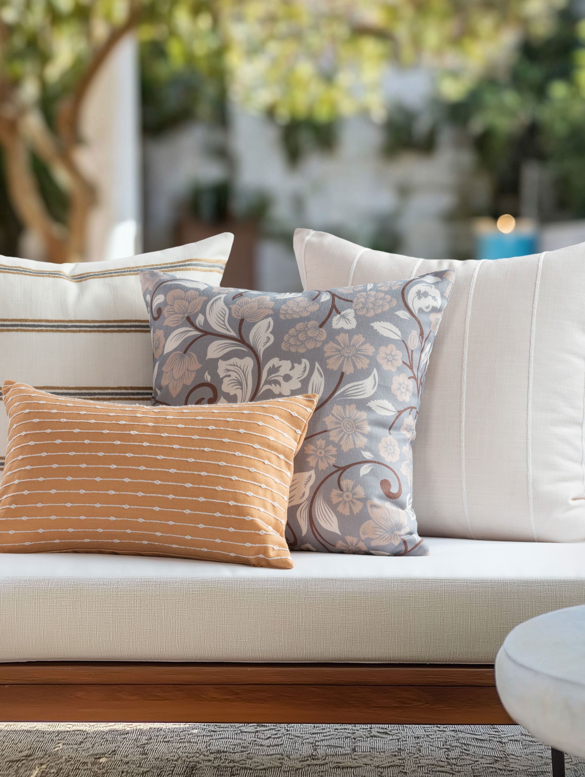 Linen Throw Pillow Cover