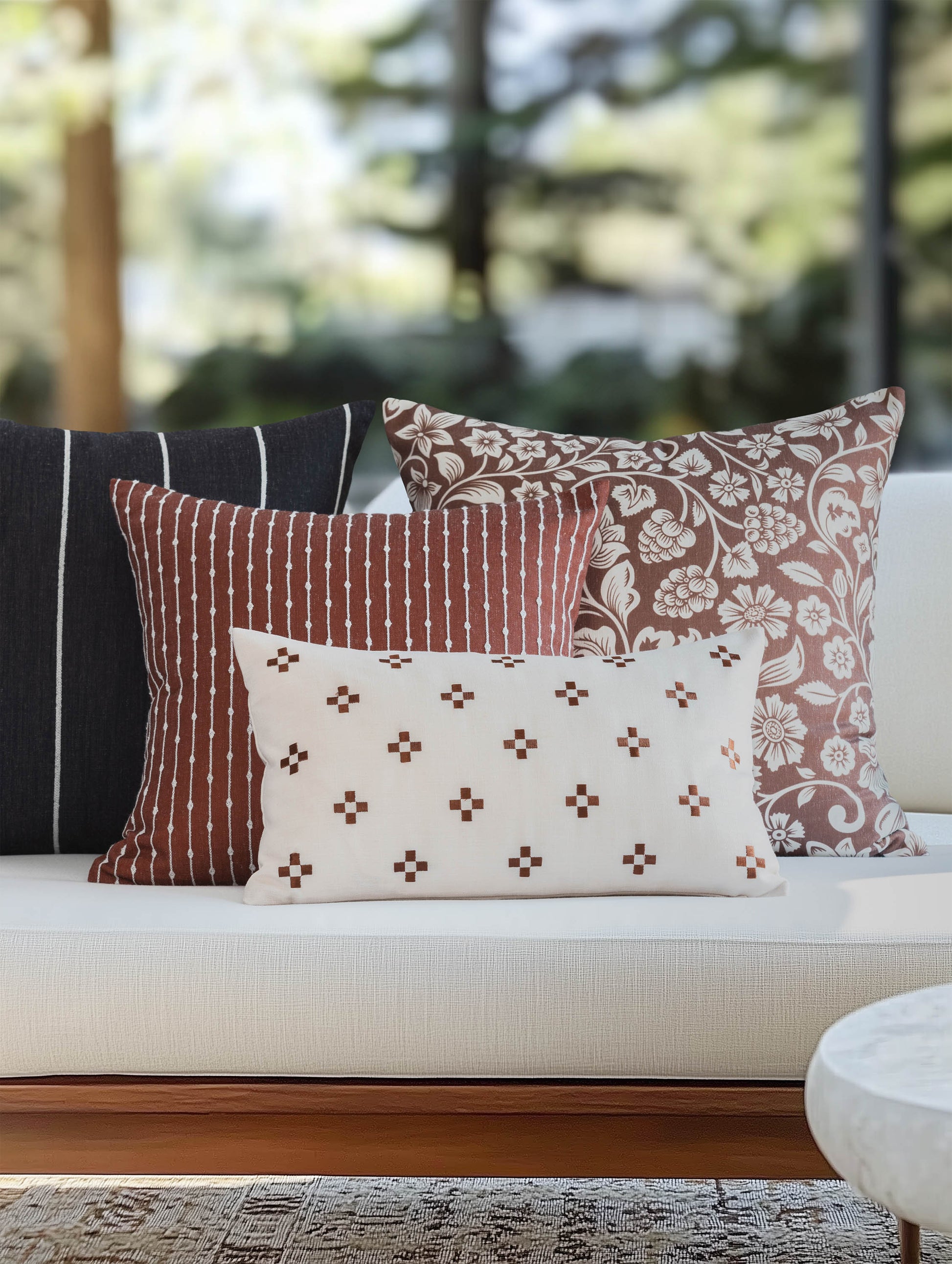Rust Decorative Pillow Cover