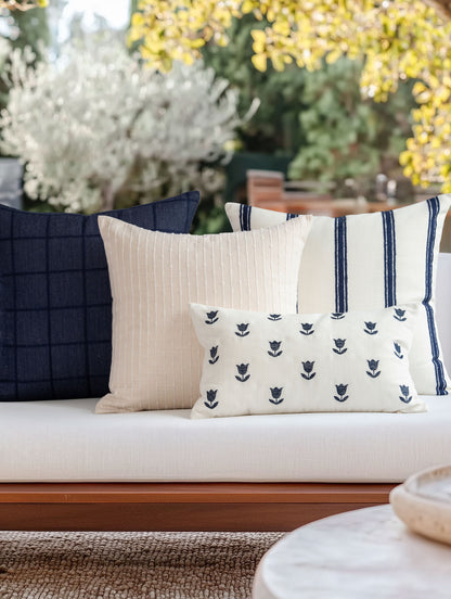 Floral pillow cover outdoor