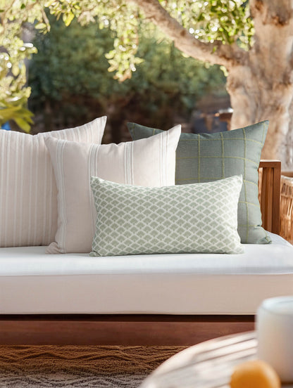 Linen throw pillow cover