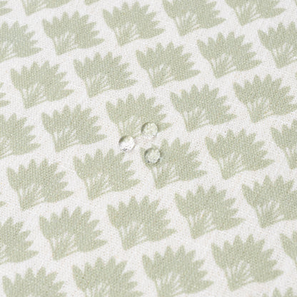 Evora Indoor Outdoor Throw Pillow Cover, Ravenala Palm Tree, Light Green, 20"x20"