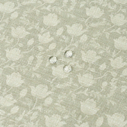 Alessia Indoor Outdoor Throw Pillow Cover, Botanical Flowers and Leaves, Light Green, 22"x22"