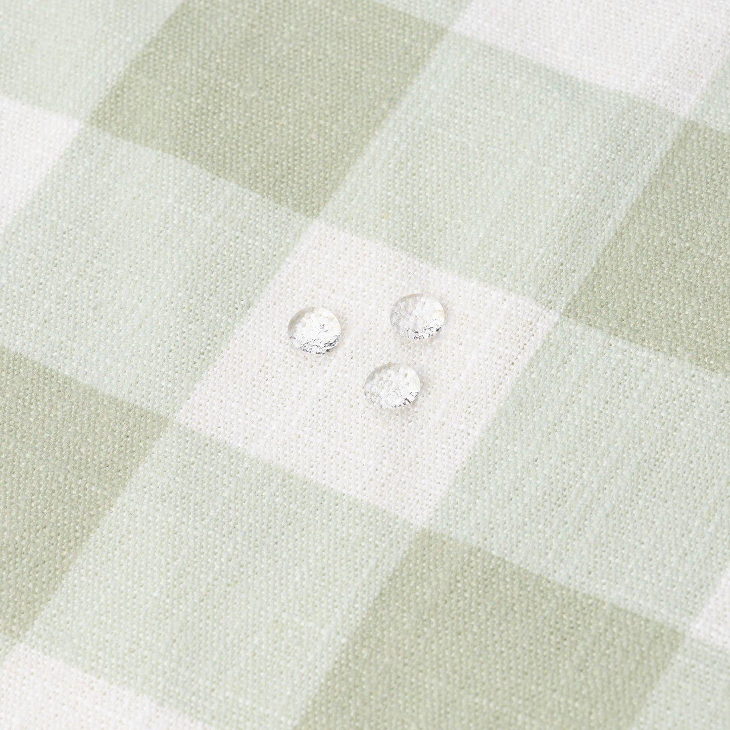 Sophie Indoor Outdoor Throw Pillow Cover, Gingham, Light Green, 22"x22"