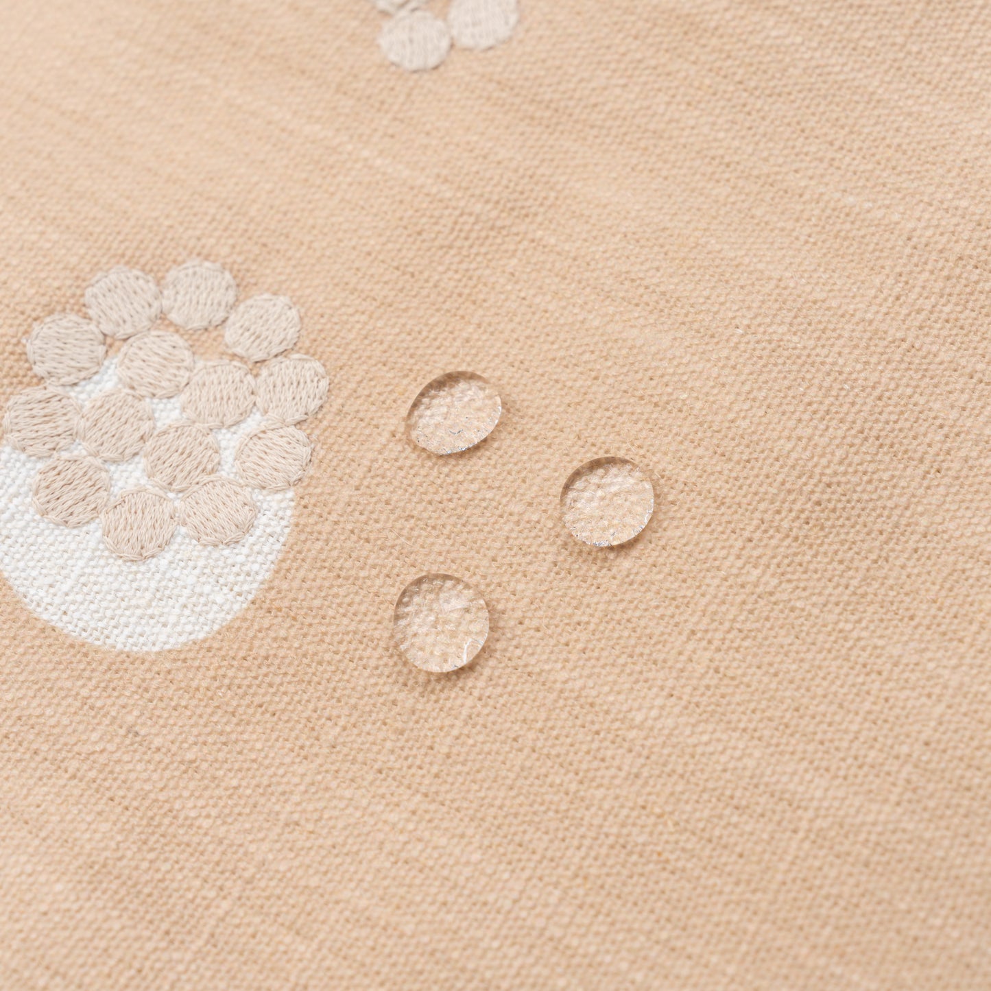 Carmelle Indoor Outdoor Throw Pillow Cover, Striped Dots, Earth Tone Tan Neutral, 20"x20"