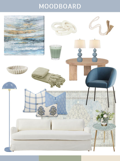 Norham Indoor Outdoor Throw Pillow Cover, Plaid, Azure Light Blue, 22"x22"