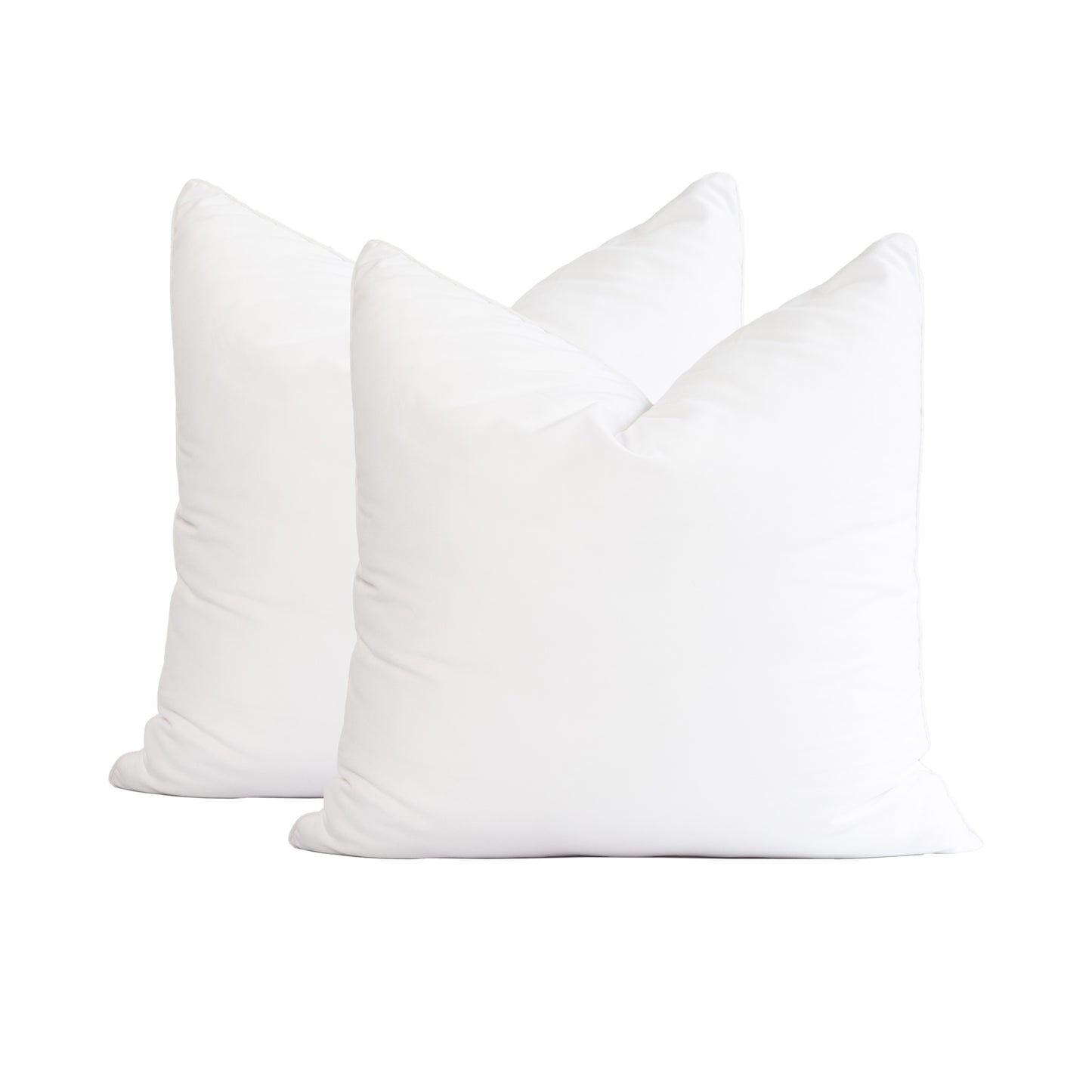 Water Repllent Synthetic Down Alternative Throw Pillow Insert, Karate-Chop Effect, 22"x22" (for Cover Size 20"x20")