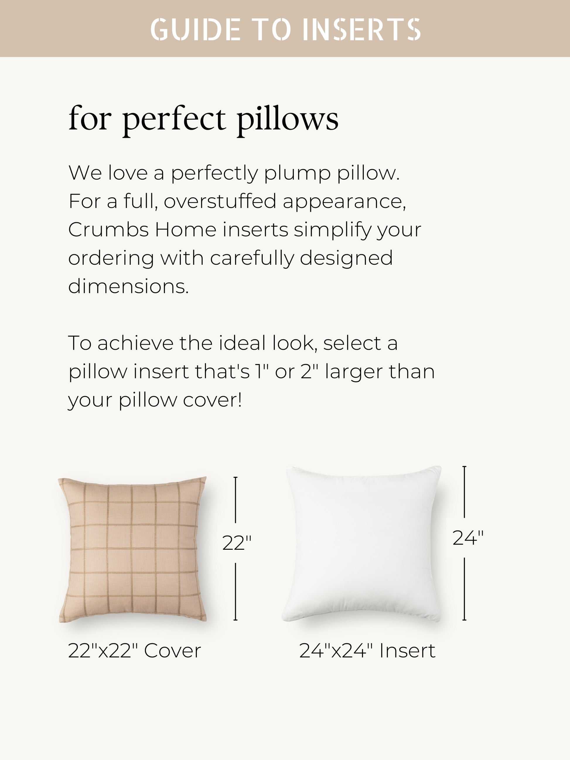 Outdoor Pillow Insert