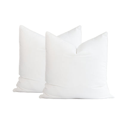 Water Repllent Synthetic Down Alternative Throw Pillow Insert, Karate-Chop Effect, 24"x24" (for Cover Size 22"x22")