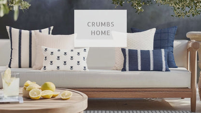 Magnolia Indoor Outdoor Throw Pillow Cover, Floral, Neutral Beige, 22"x22"